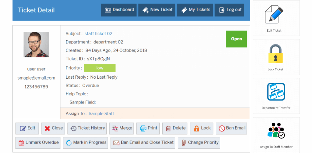 Features - JS Help Desk